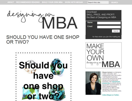 Designing an MBA