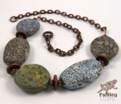 Paisley Lizard necklace  Paisley Lizard necklace