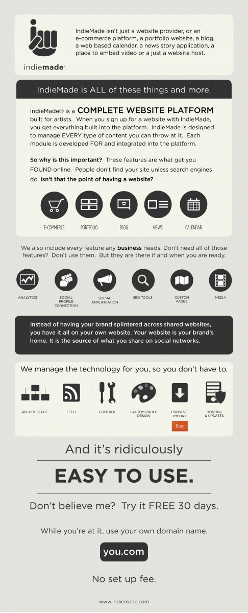 IndieMade Infographic