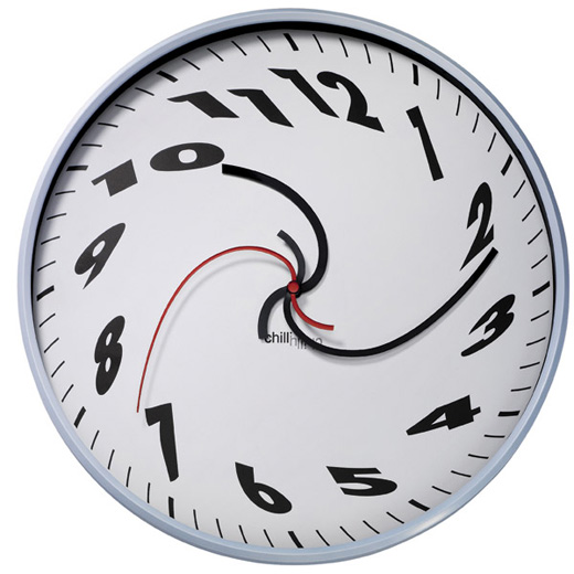 Warped clock Warped clock