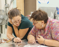 Kat Wisniewski teaching a class